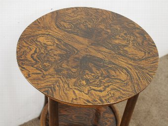 Antique Bentwood Occasional Table by Fischel