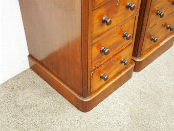 Antique Pair of Victorian Chest of Drawers or Bedside Lockers