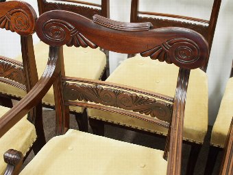 Antique Set of 8 Morison Style Chairs