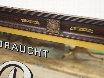 Antique Set of 3 Bass Pub Mirrors