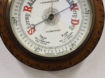 Antique Edwardian Barometer 