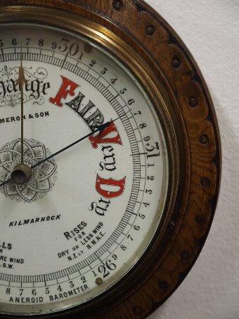 Antique Edwardian Barometer 