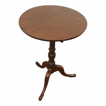 George III Mahogany Snap Top Occasional Table