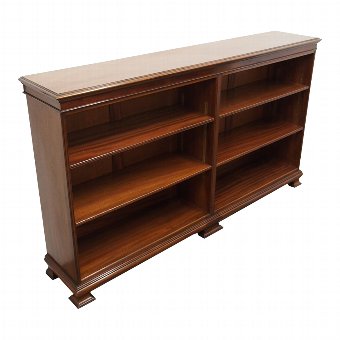 Tall Oak Six Section Bookcase