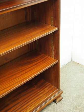 Antique Tall Oak Six Section Bookcase