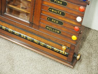 Antique Mahogany Scoreboard by H. Nelmas and Co, Glasgow