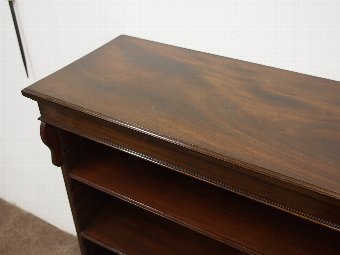 Antique Early 19th Century Mahogany Open Bookcase