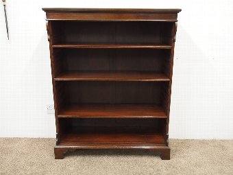 Antique Early 19th Century Mahogany Open Bookcase