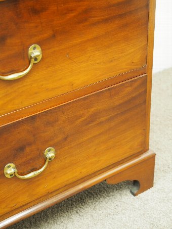 Antique Late 19th Century Figured Mahogany Chest of Drawers