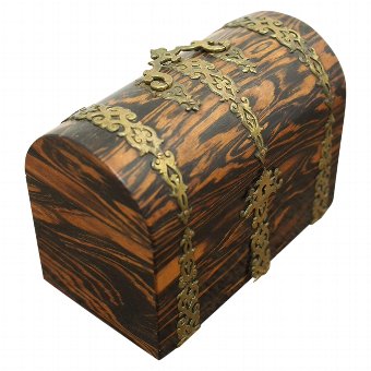 Victorian Brass Mounted Coromandel Box