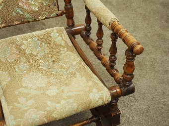 Antique American Beech Rocking Chair 