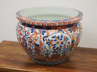 Antique Large Japanese Imari Bowl