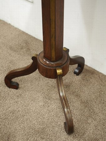 Antique Regency Walnut and Rosewood Occasional Table	
