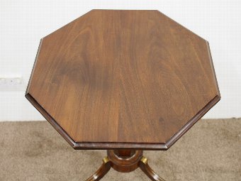 Antique Regency Walnut and Rosewood Occasional Table	