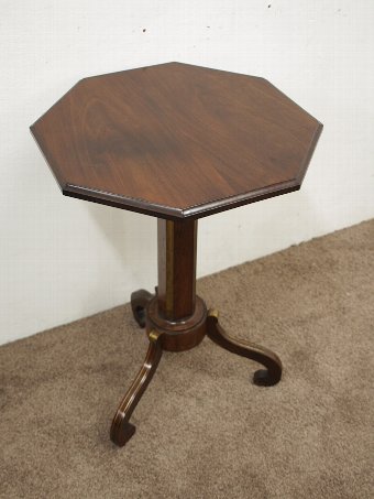 Antique Regency Walnut and Rosewood Occasional Table	