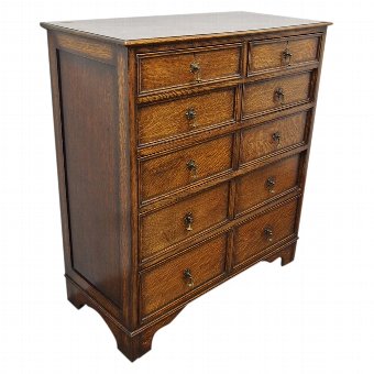 Jacobean Style Oak Chest of Drawers