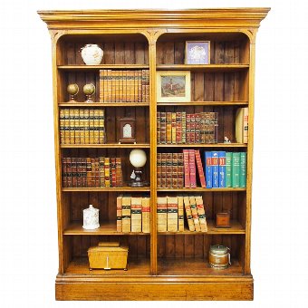Gothic Influence Oak Open Bookcase