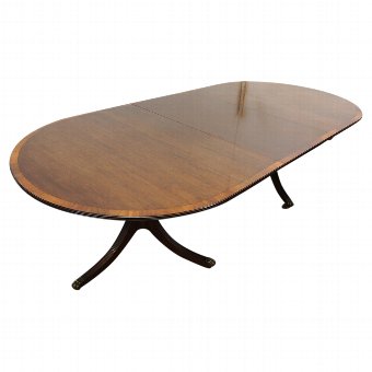 George II Style Dining Table with Extra Leaf by Heals of London