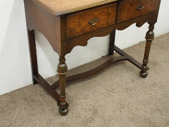 Antique Georgian Style Walnut Side Table or Lowboy