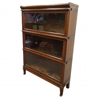 Neat Size 3 Section Bookcase