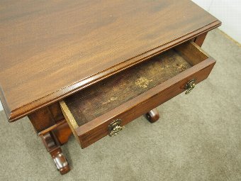 Antique Neat Mahogany Side Table