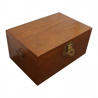 Antique Chinese Hardwood Trunk
