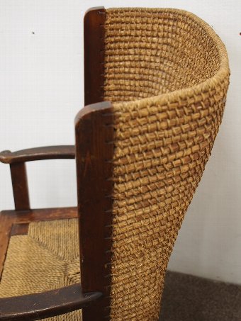 Antique Pine and Beech Frame Orkney Chair