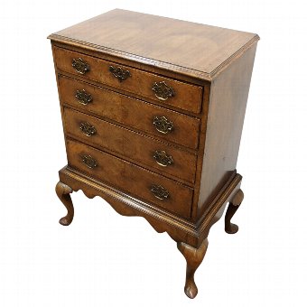 George I Style Walnut Chest on Stand