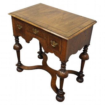 Early 18th Century Style Walnut Lowboy or Side Table