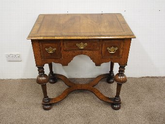 Antique Early 18th Century Style Walnut Lowboy or Side Table