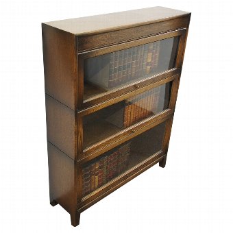 Art Deco Oak Sectional Bookcase