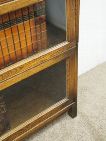 Antique Art Deco Oak Sectional Bookcase