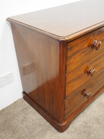 Antique Mid Victorian Mahogany Chest of Drawers