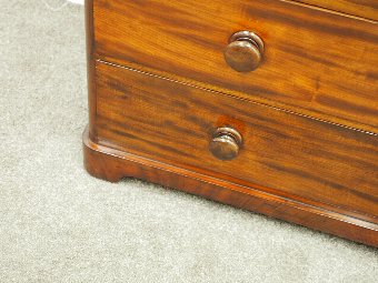 Antique Mid Victorian Mahogany Chest of Drawers