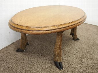 Antique Zoomorphic Oak Low Occasional Table or Coffee Table