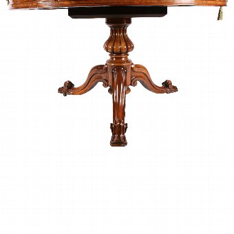 Antique Walnut Revolving Drum Table