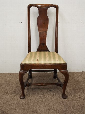 Antique George I Oak Side Chair