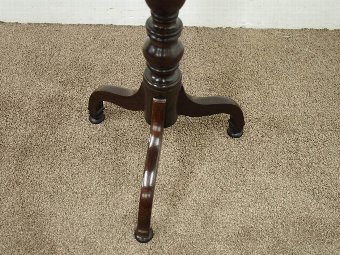 Antique Georgian Mahogany and Yew Occasional Table