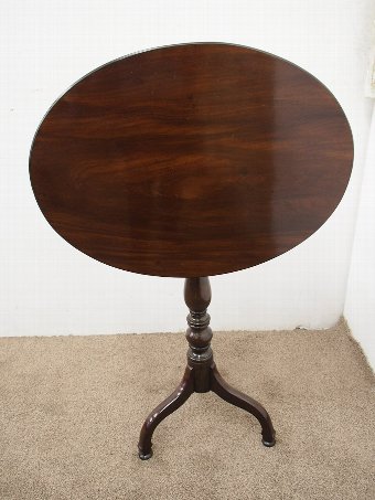 Antique Georgian Mahogany and Yew Occasional Table