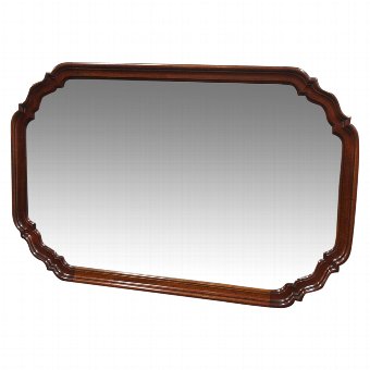 Carved Mahogany Wall Mirror