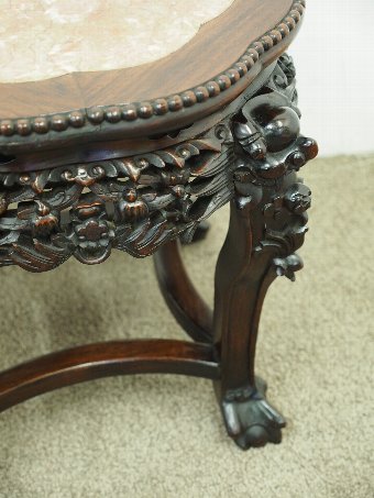 Antique  Chinese Rosewood Jardiniere Stand