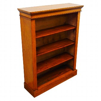 Victorian Oak Open Bookcase