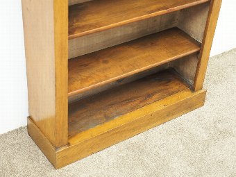 Antique Victorian Oak Open Bookcase