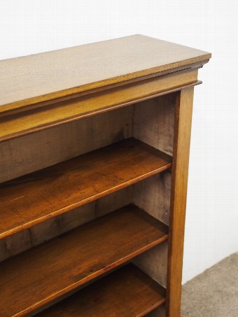 Antique Victorian Oak Open Bookcase