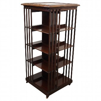 Tall Edwardian Mahogany Bookcase
