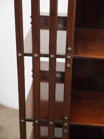 Antique Tall Edwardian Mahogany Bookcase