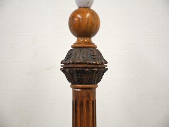 Antique Walnut Standard Lamp