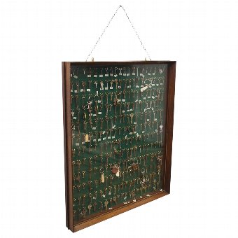 Mahogany Framed Key Cabinet