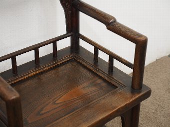Antique Pair of 19th Century Chinese Armchairs