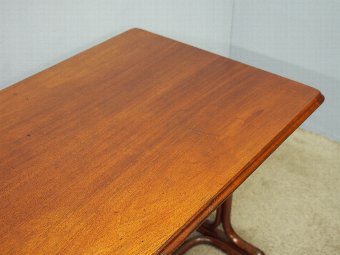 Antique Bentwood and Mahogany Table or Desk